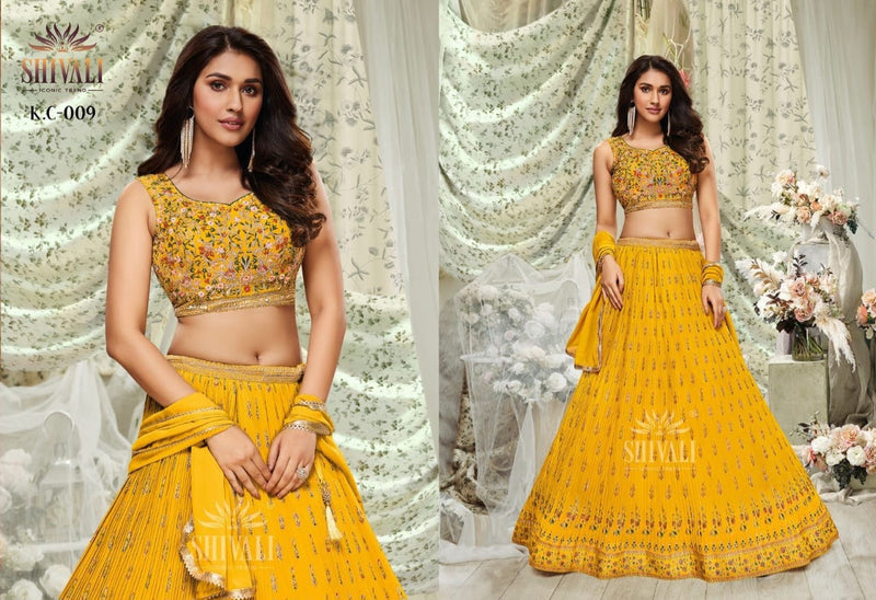 SHIVALI KC 009 FANCY HEAVY DESIGNER STYLISH WITH HAND WORK CLASSICAL LEHENGA