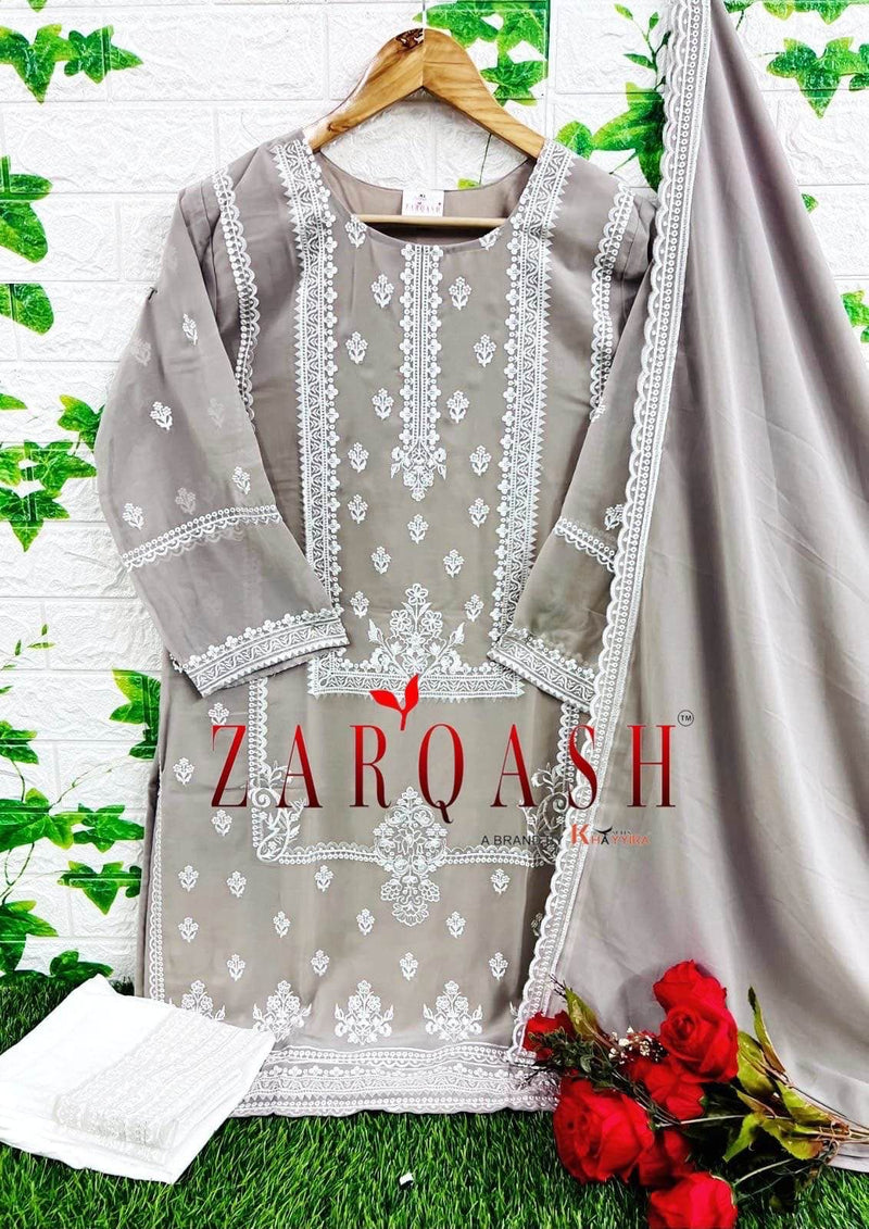 ZARQASH Z 144 B HEAVY EMBROIDERED DESIGNER STYLISH WITH HAND WORK PAKISTNI KURTI SINGLES