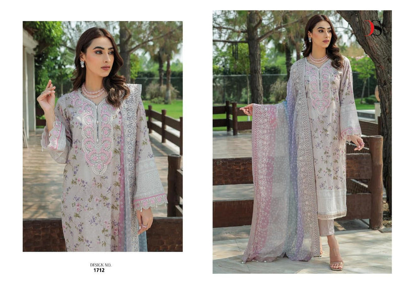 DEEPSY D 1712 GEORGETTE HEAVY EMBROIDERED DESIGNER STYLISH WITH HAND WORK PAKISTANI SUIT SINGLES