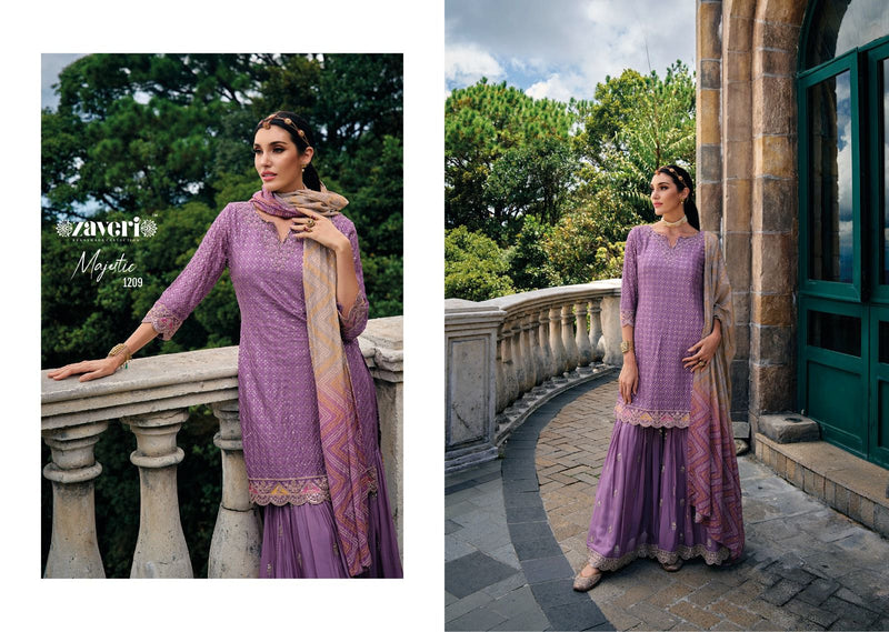 EBA 1209 CHINON WITH EMBROIDERED WORK WITH FANCY LOOK BEST DESIGN WEDDING WEAR SUIT