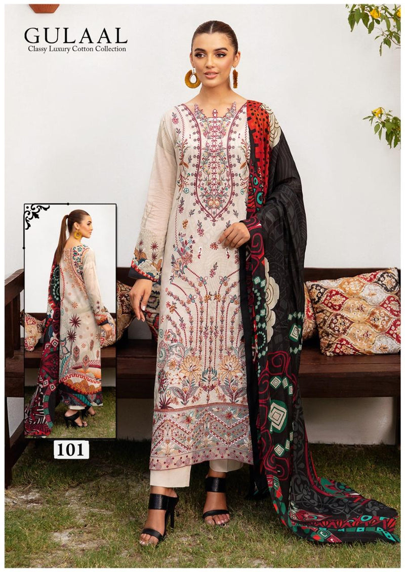 GULAAL 101 CLASSY LUXURY PURE COTTON DAILY WEAR SUIT