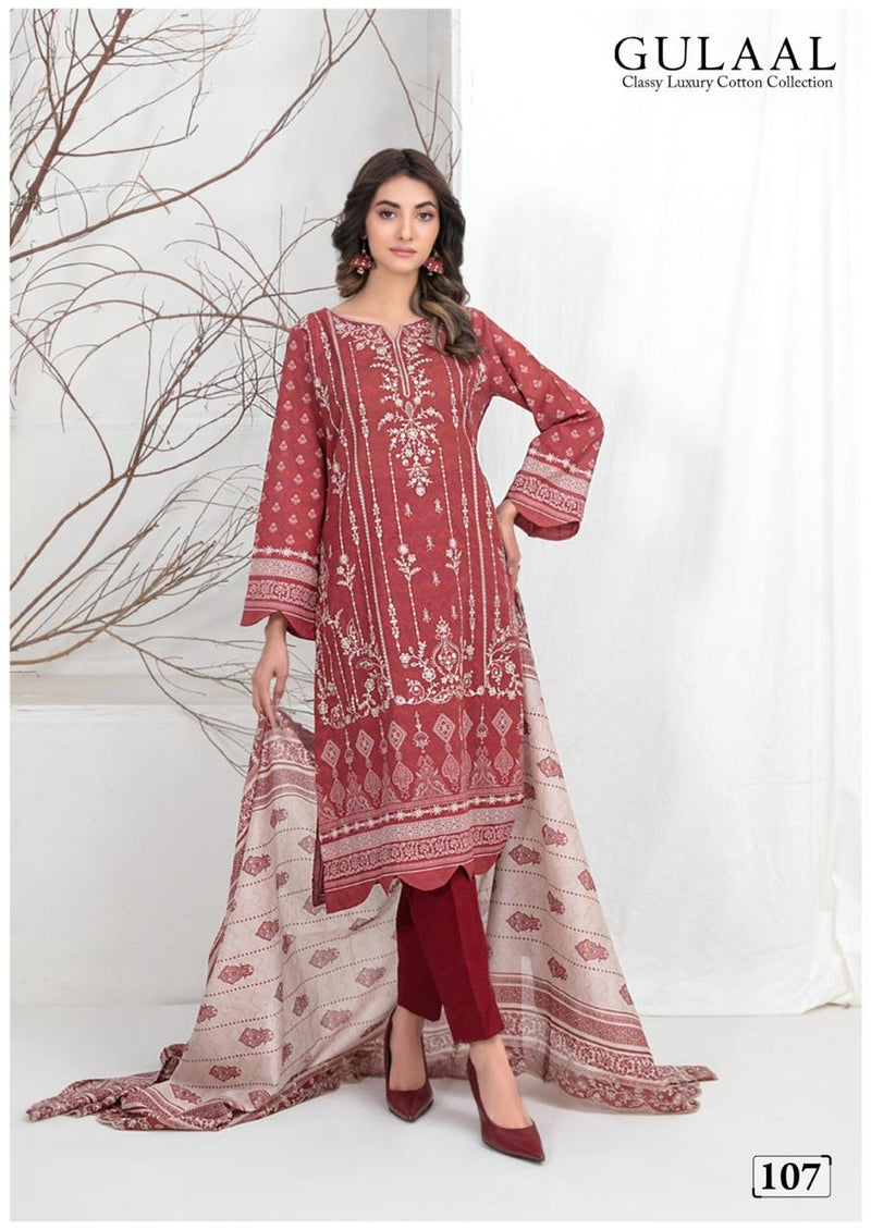 GULAAL 107 CLASSY LUXURY PURE COTTON DAILY WEAR SUIT