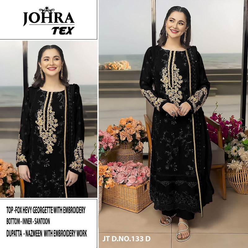 JHORA TEX 133 FOX GEORGETTE EMBROIDERED PAKISTANI SUIT