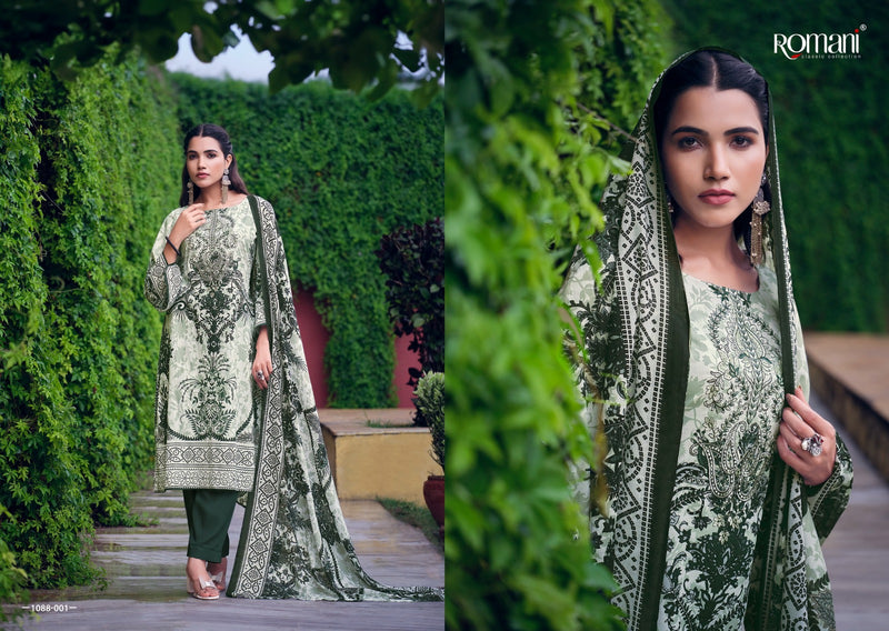 ROMANI AARZU VOL 5 01 SOFT COTTON DIGITAL PRINT CASUAL WEAR SUIT