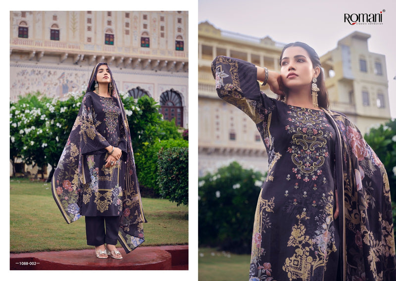 ROMANI AARZU VOL 5 02 SOFT COTTON DIGITAL PRINT CASUAL WEAR SUIT