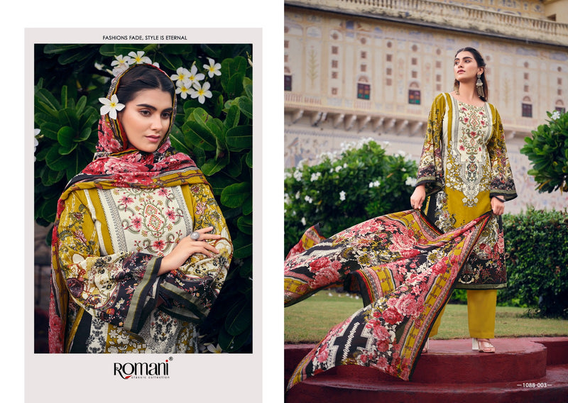 ROMANI AARZU VOL 5 03 SOFT COTTON DIGITAL PRINT CASUAL WEAR SUIT