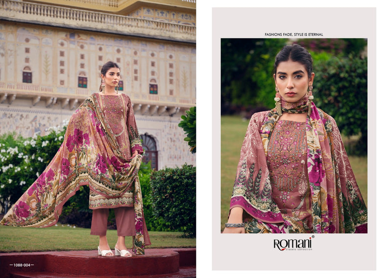 ROMANI AARZU VOL 5 04 SOFT COTTON DIGITAL PRINT CASUAL WEAR SUIT