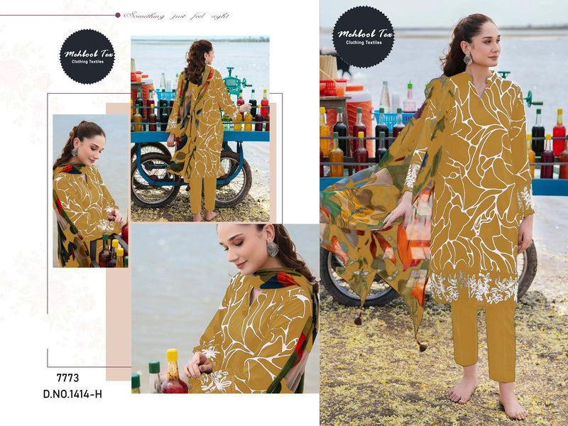 MEHBOOB TEX 1414 H PURE COTTON PRINT DAILY WEAR PAKISTANI SUIT