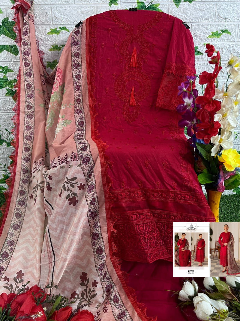 ANAMSA 216 GEORGETTE VERY BEAUTIFUL DESIGN AND SEQUENCE WORK PAKISTANI SUIT