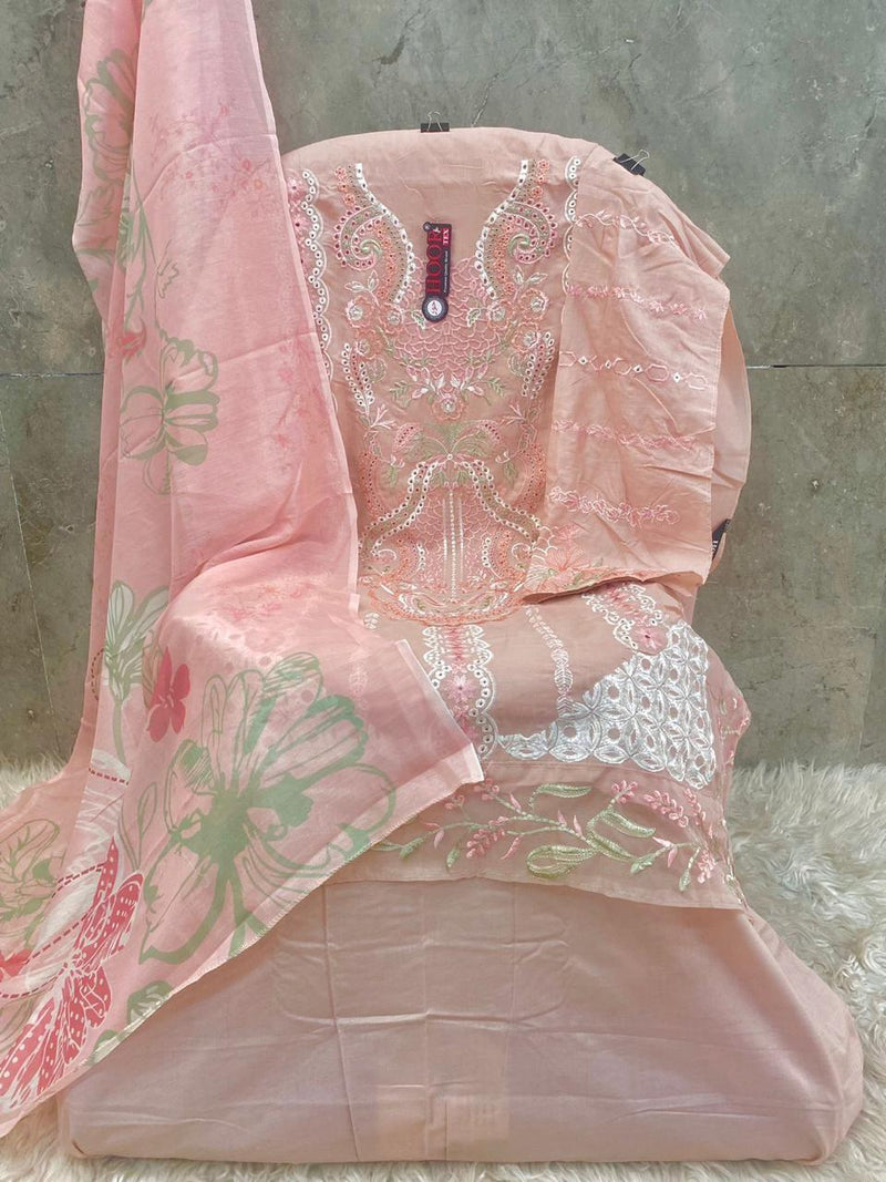 HOOR TEX H 305 COTTON EMBORIDERY WORK PAKISTANI SUIT