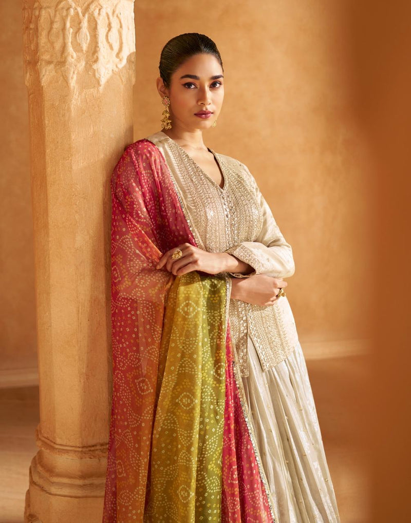 SAYURI TORAN 5587 PURE SIMAR VISCOS JACQUARD SILK EMBROIDERED TRADITIONAL WEAR