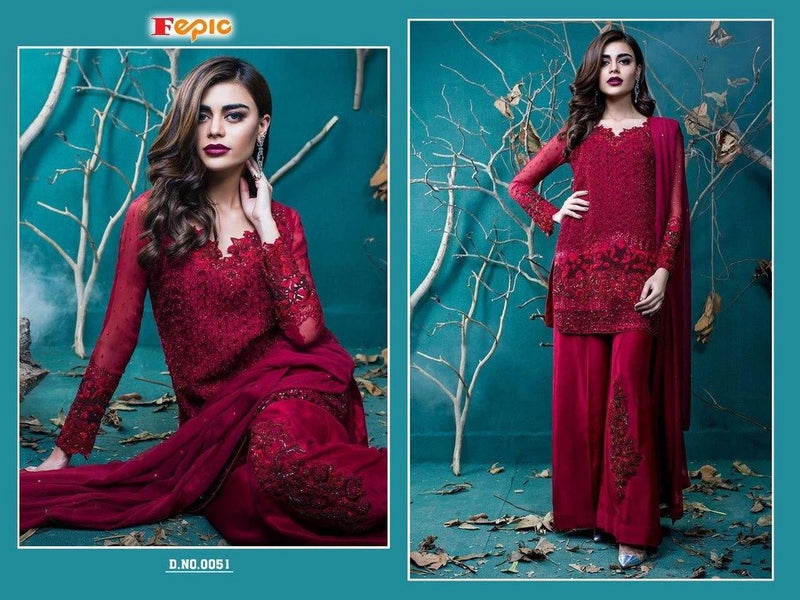Fepic Rosemeen Sanober 0051 Designer Pakistani Suit Collection
