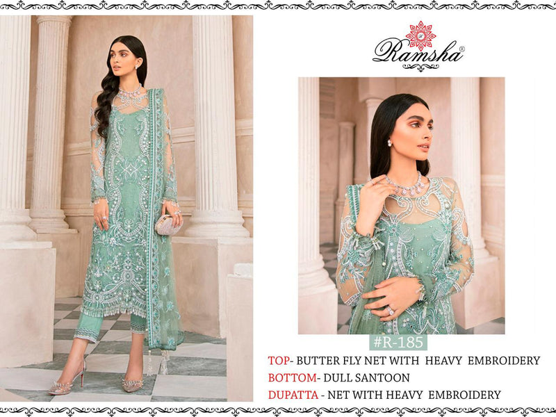 Ramsha R-185 Pakistani Designer Salwar Suits