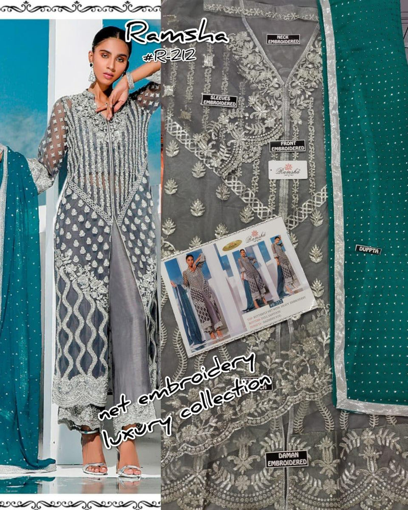 Ramsha R-212 Pakistani Designer Salwar Suits