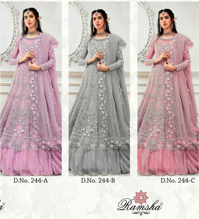 Ramsha R-244 Colour Designer Pakistani Salwar Suits