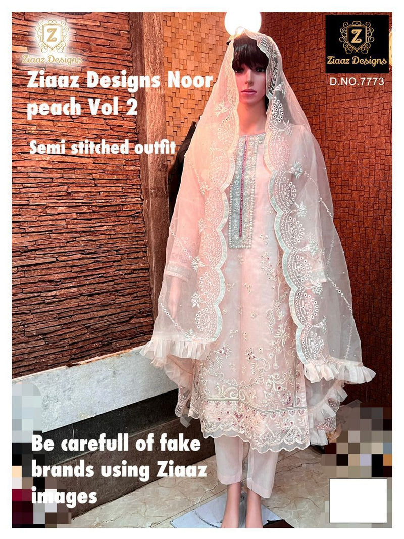 ZIAAZ DESIGNS D NO VOL 2 GEORGETTE WITH EMBROIDERY STYLISH DESIGNER PAKISTANI PARTY WEAR SALWAR SUIT