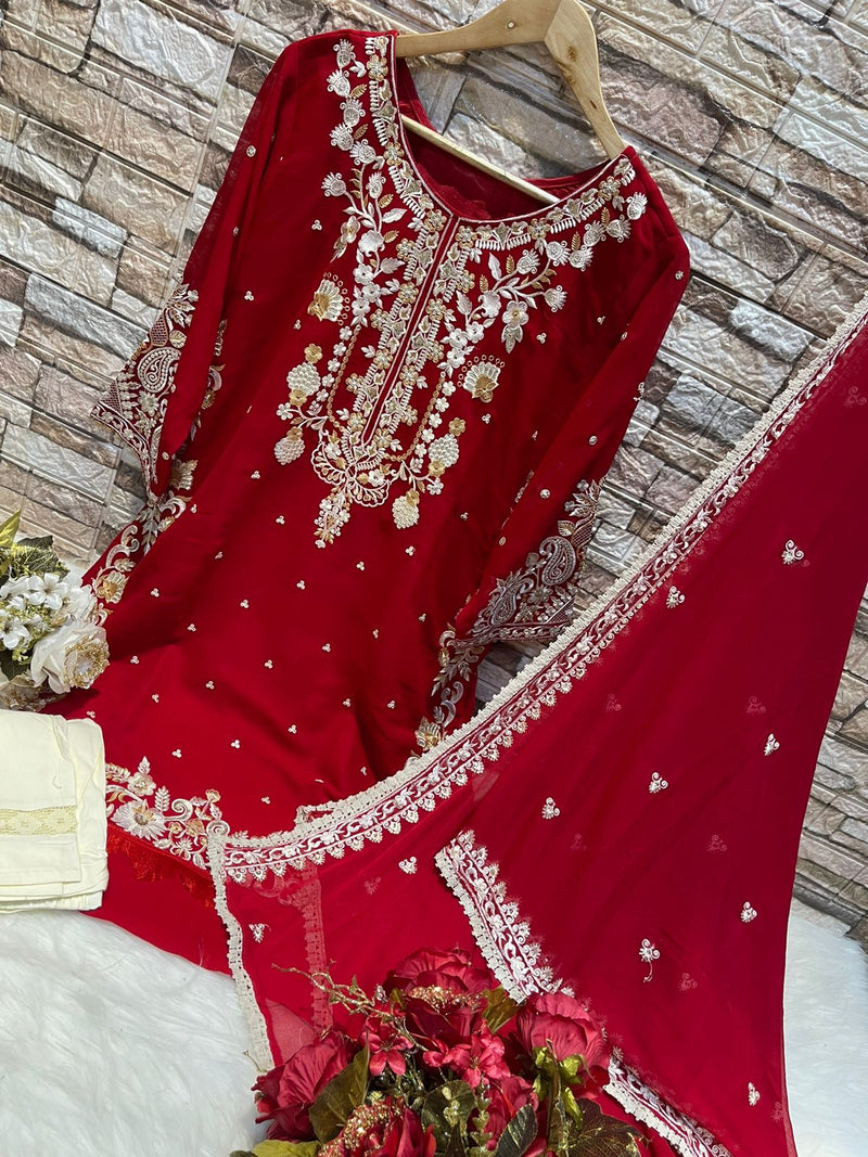 DEEPSY D NO D 286 GEORGETTE WITH HEAVY EMBROIDERY WORK STYLISH DESIGNER CASUAL WEAR PAKISTANI SUIT
