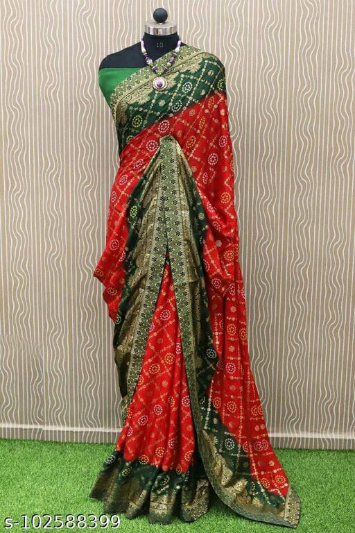 BANDHANI SAREE VOL 1 GEORGETTE WITH RED COLOUR PRINTED DESIGNER CASUAL WEAR SAREES