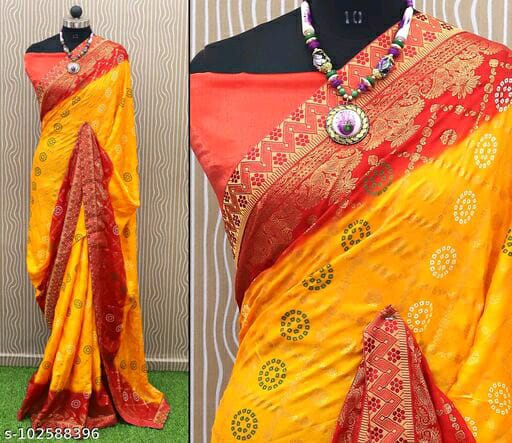 BANDHANI SAREE VOL 1 GEORGETTE WITH YELLOW COLOUR PRINTED DESIGNER CASUAL WEAR SAREES