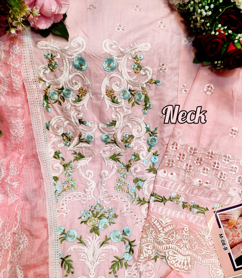 MEHMOOD TEX D NO 08 B GEORGETTE WITH HEAVY EMBROIDERY WORK FANCY WORK STYLISH DESIGNER PAKISTANI SUIT