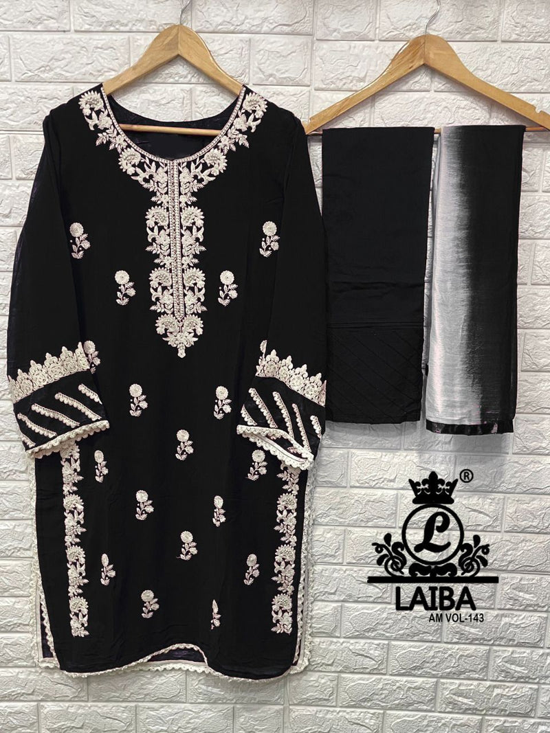 LAIBA AM VOL 143 GEORGETTE WITH CASUAL LOOK STYLISH DESIGNER KURTI