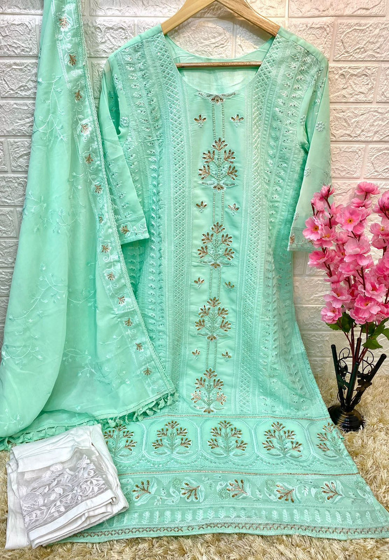 RAMSHA D NO 1010 GEORGETTE WITH CASUAL WEAR READY MADE KURTI