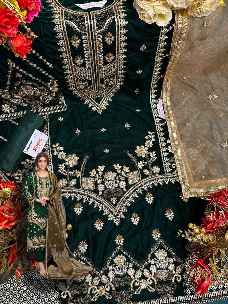 Fepic Rosemeen C 1269 C Organza With Embroidery Work Stylish Designer Wedding Wear Salwar Kameez