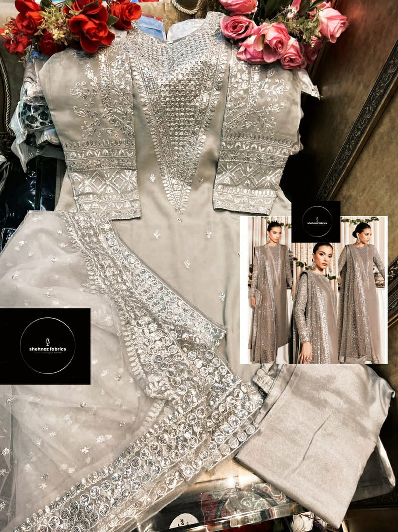 Shehnaz Dno 01 Georgette With Beautiful Work Stylish Designer Party Wear Salwar Suit