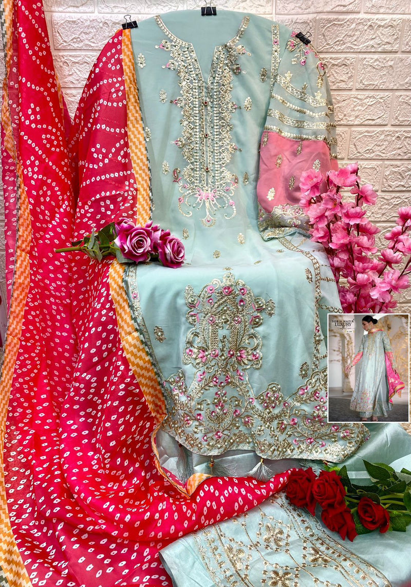 Sobia Nazir Luxury Collection 1009 Georgette With Beautiful work Stylish Designer Wedding Look Salwar Kameez