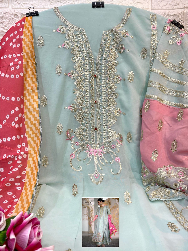 Sobia Nazir Luxury Collection 1009 Georgette With Beautiful work Stylish Designer Wedding Look Salwar Kameez