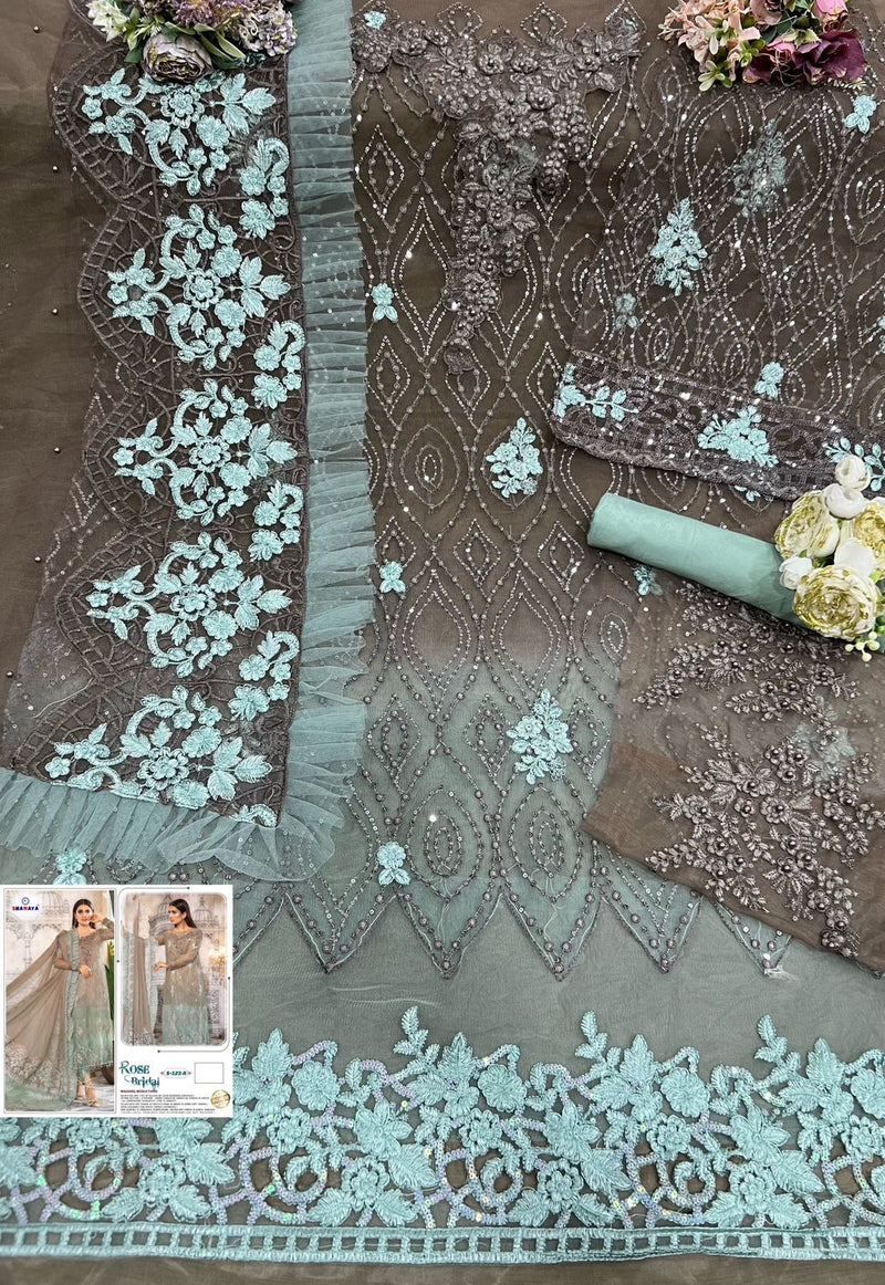 Shanaya Rose Bridal S 123 A Butterfly Net Embroidery With Hand Work Stylish Designer Wedding Look Salwar Kameez