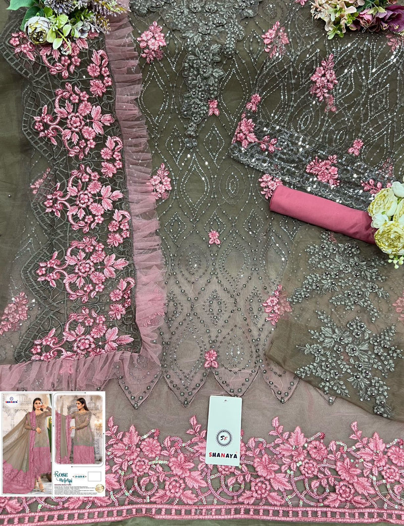 Shanaya Rose Bridal S 123 B Butterfly Net Embroidery With Hand Work Stylish Designer Wedding Look Salwar Kameez