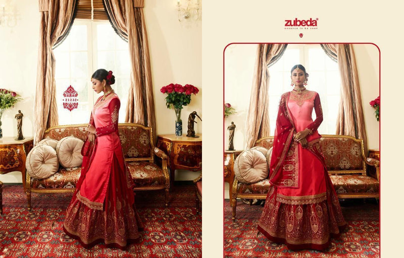 ZUBEDA DNO 21232 GEORGETTE BEAUTIFUL WORK STYLISH DESIGNER WEDDING WEAR SALWAR KAMEEZ