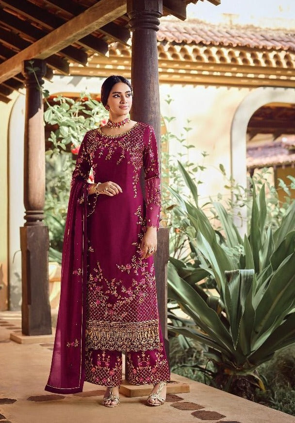 FIONA DNO 22983 GEORGETTE BEAUTIFUL WORK STYLISH DESIGNER FESTIVE WEAR SALWAR KAMEEZ