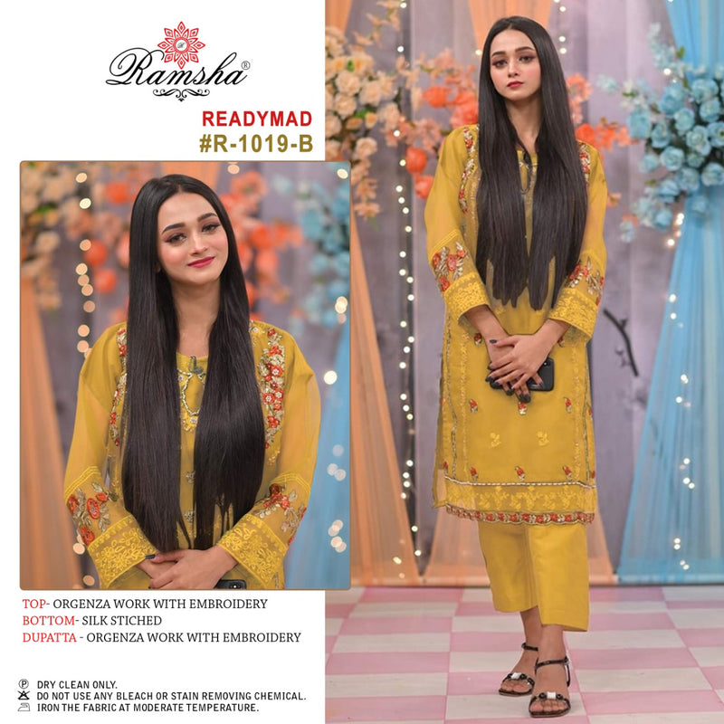 Shree Fabs The Famous Dance 1019 B Organza With Heavy Embroidery Work Stylish Designer Festive Wear Pakistani Salwar Kameez