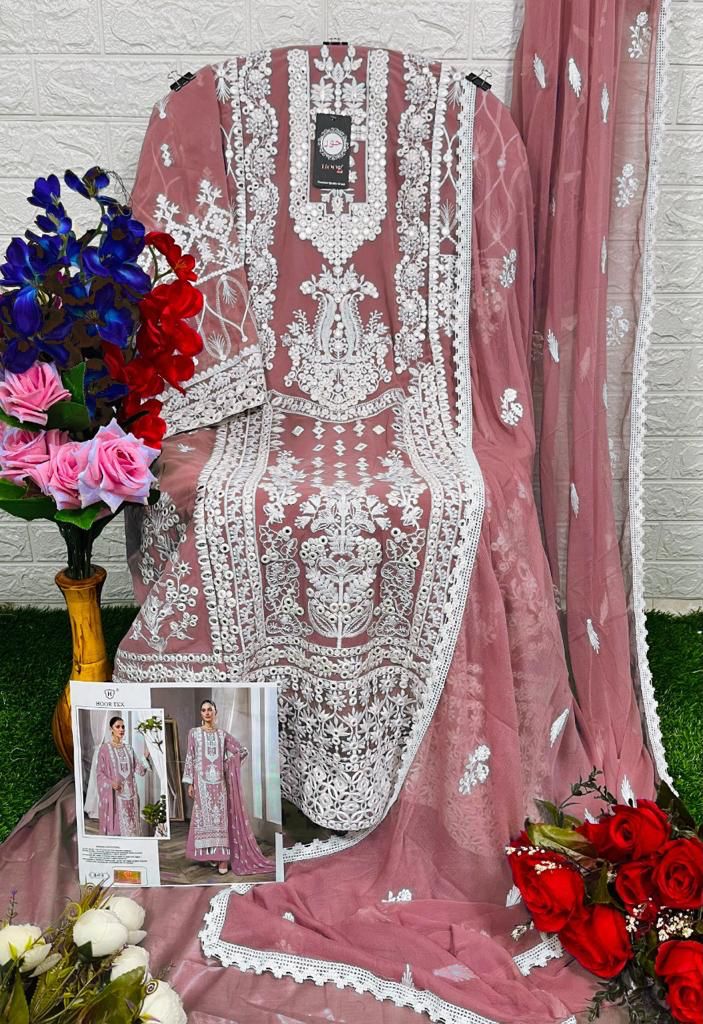 Hoor Tex Fno H 47 Georgette With Beautiful Work Stylish Designer Festive Wear Fancy Salwar Kameez