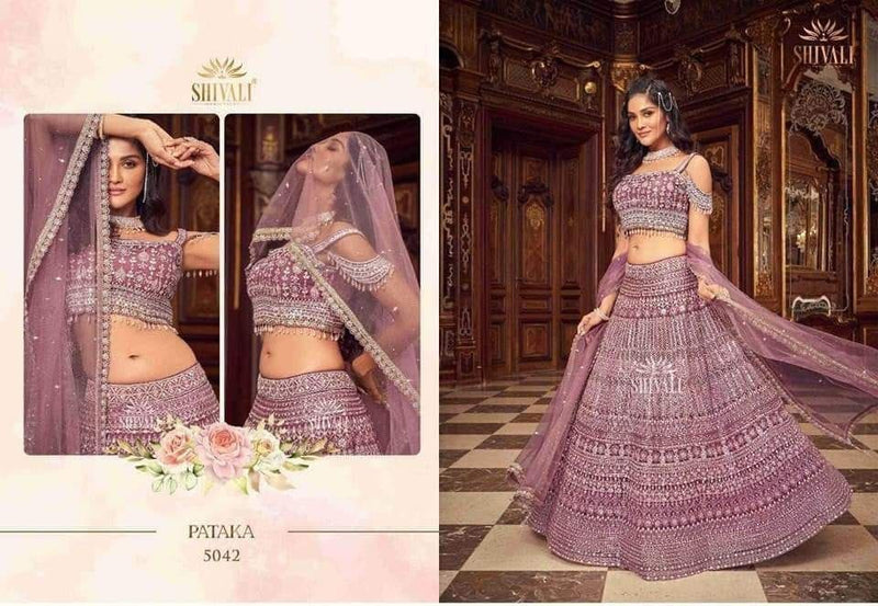 S4U SHIVALI PATAKA 5042 FANCY HEAVY EMBROIDERY PARTYWEAR LEHANGA CHOLI