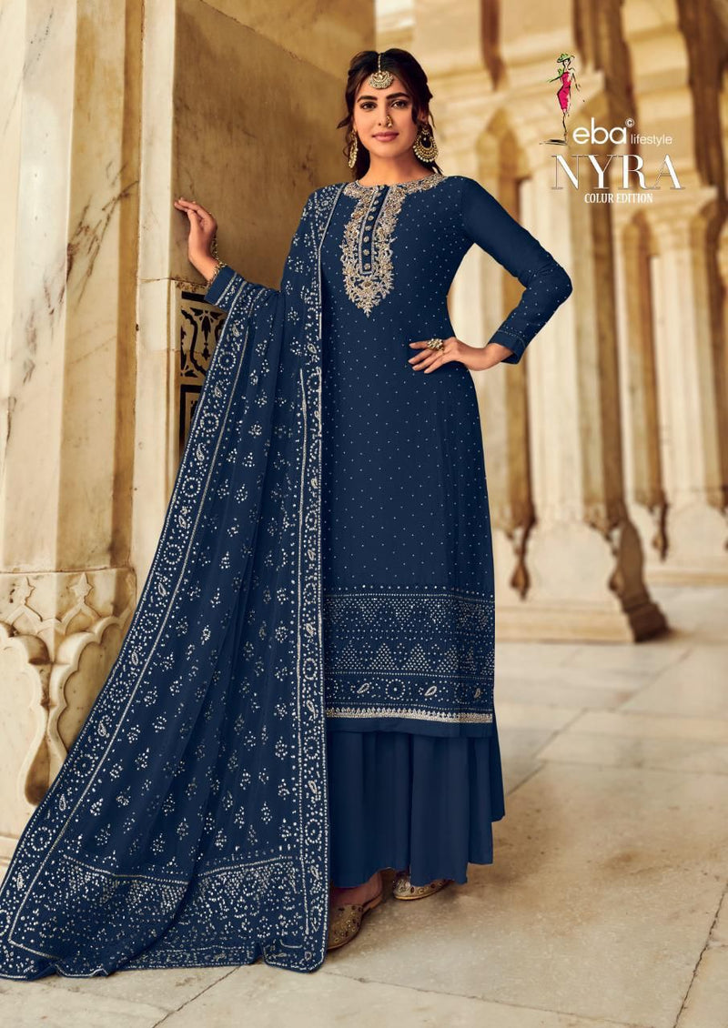 EBA LIFESTYLE NYRA VOL 1 GEORGETTE LONG SUITS Rs. 1,899.00