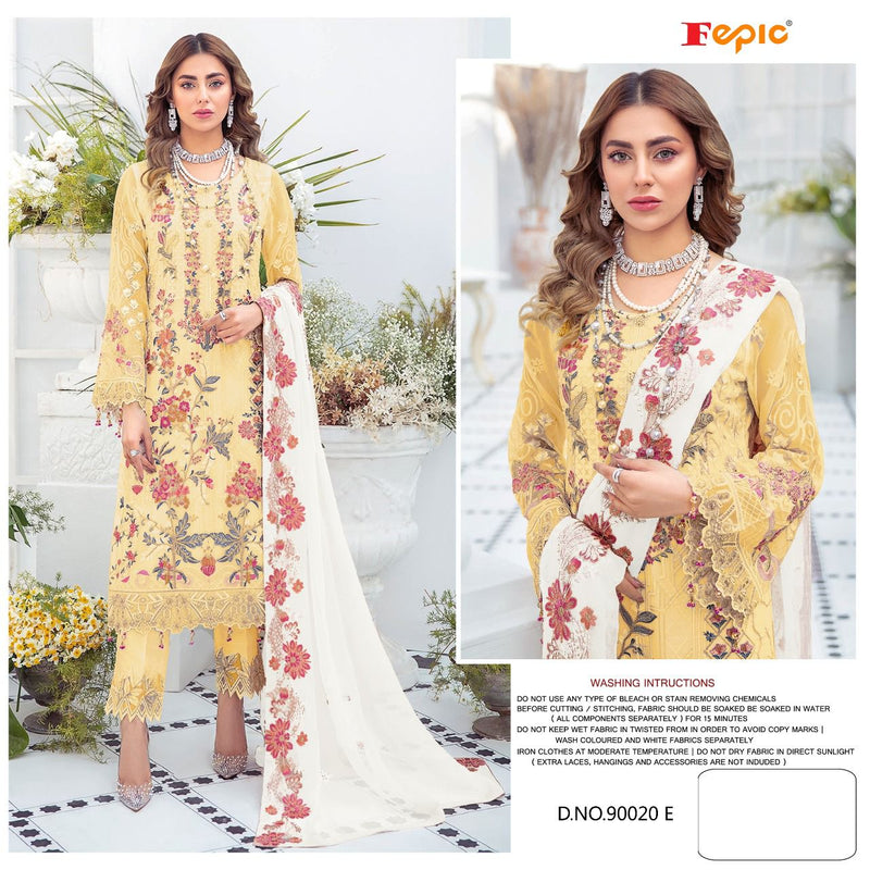 FEPIC ROSEMEEN DNO 90020 E GEORGETTE STYLISH DESIGNER PARTY WEAR PAKISTANI SRTYLE SALWAR KAMEEZ