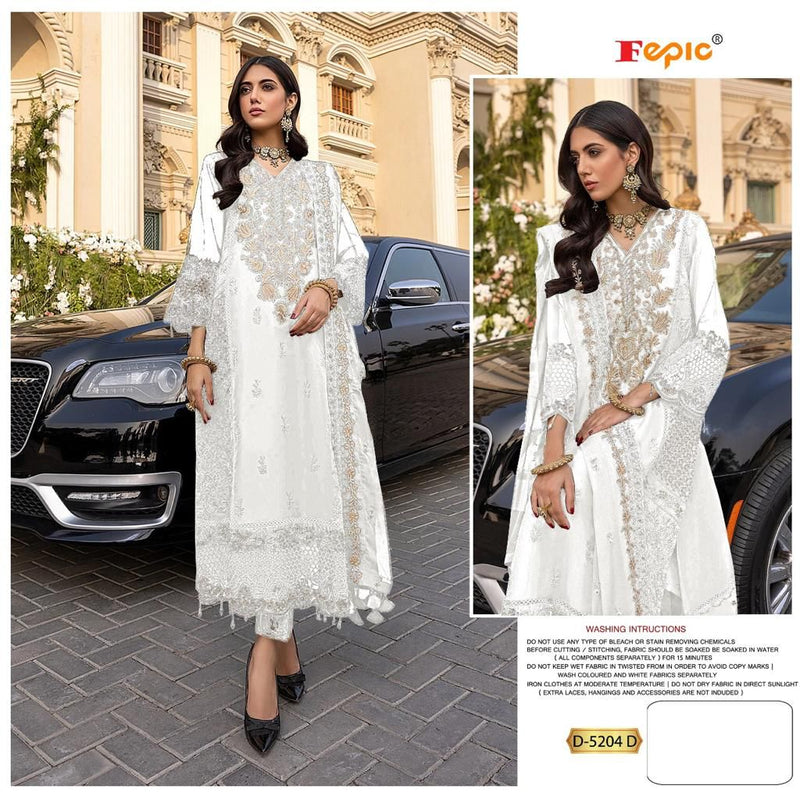 FEPIC ROSEMEEN DNO C 5204 D GEORGETTE WITH EMBROIDERED STYLISH DESIGNER PARTY WEAR SALWAR SUIT
