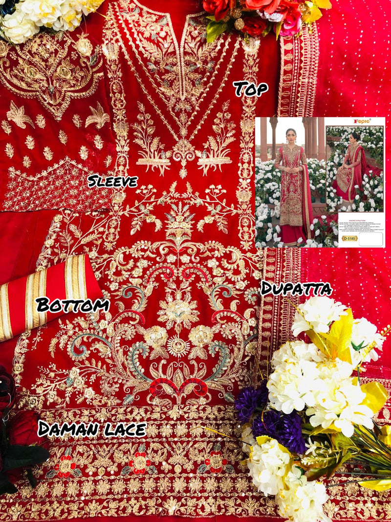 FEPIC ROSEMEEN D 5185 GEORGETTE SALWAR SUIT SINGLE