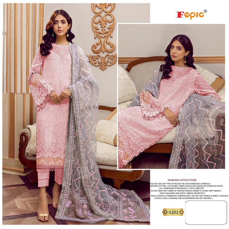 FEPIC ROSEMEEN DNO 5202 C  GEORGETTE STYLISH DESIGNER PARTY WEAR PAKISTANI SRTYLE SALWAR KAMEEZ