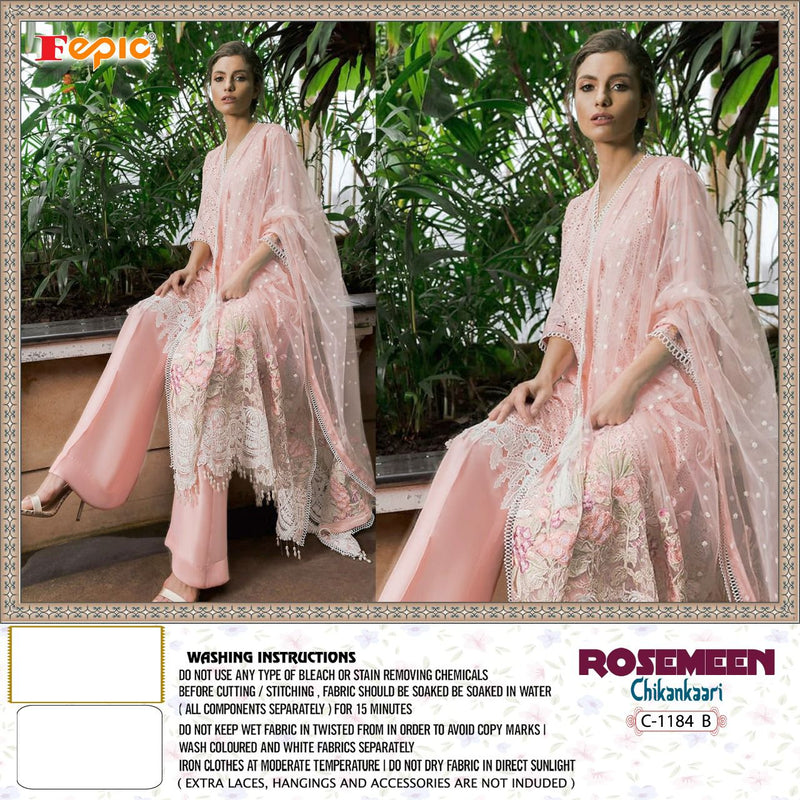 FEPIC ROSEMEEN C 1184 B SALWAR KAMEEZ GEORGETTE SINGLES