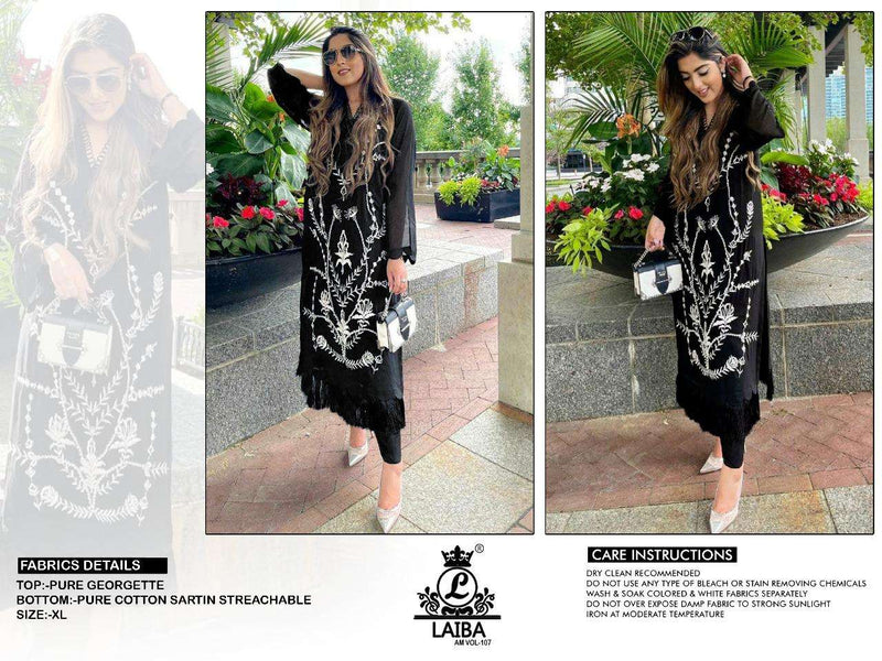 LAIBA DESIGNER AM VOL 107 PAKISTAN READYMADE COLLECTION IN WHOLESALE