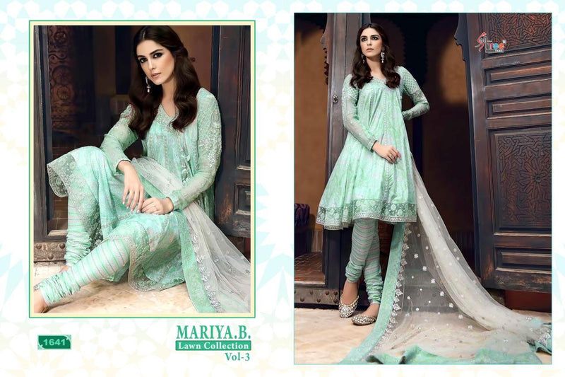 Shree Fabs Mariya B Lawn 1641 Cambric Cotton Pakistani Salwar Sits